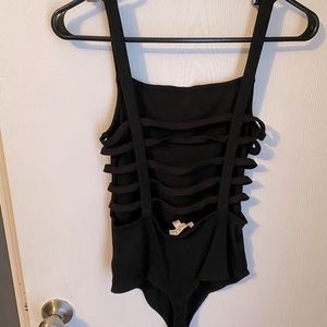 Express cage back bodysuit never worn